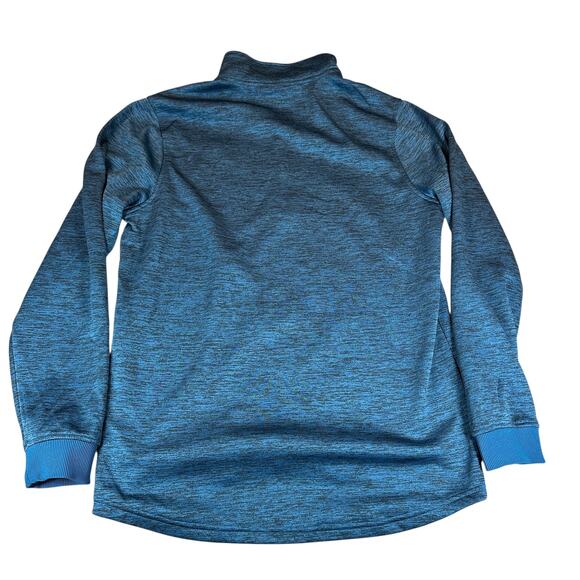 Under Armour Pullover Mens Medium Blue ColdGear Quarter Zip Loose Fit Athletic - Picture 2 of 6